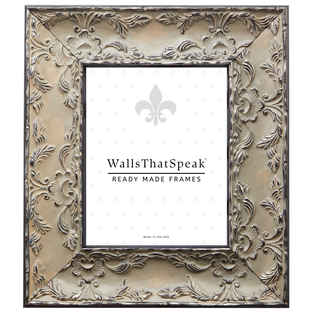 24x24 Renaissance 3.25 Wood Moulding, Wall Display Frame for Art, Posters, or Photos wallsthatspeak